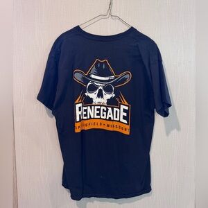 Renegade Harley Davidson Shop Black Graphic T-Shirt